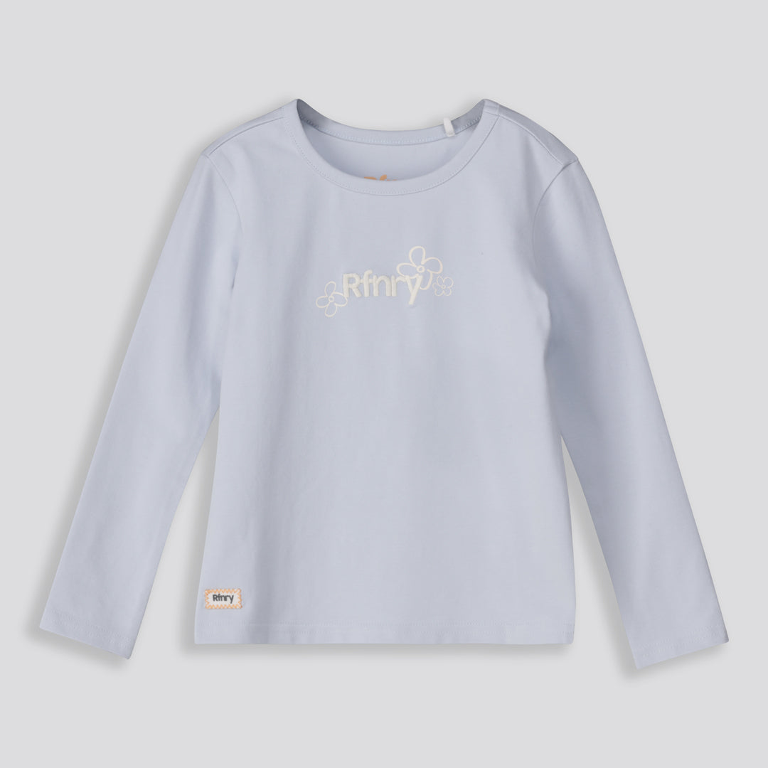 Girls Long Sleeve Tee Light Blue