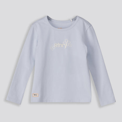 Girls Long Sleeve Tee Light Blue