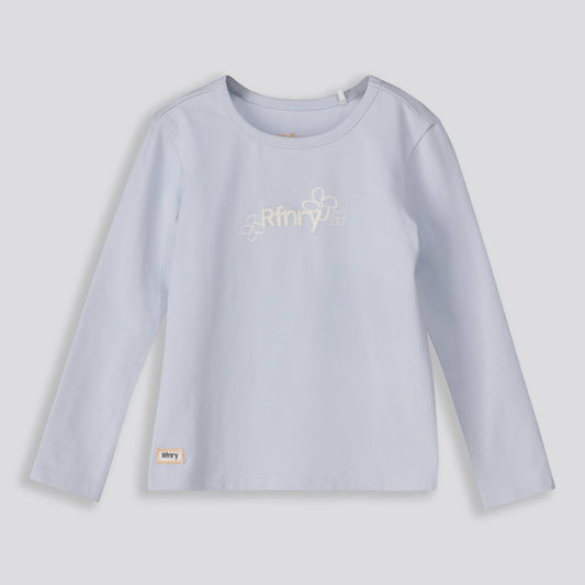Girls Long Sleeve Tee Light Blue