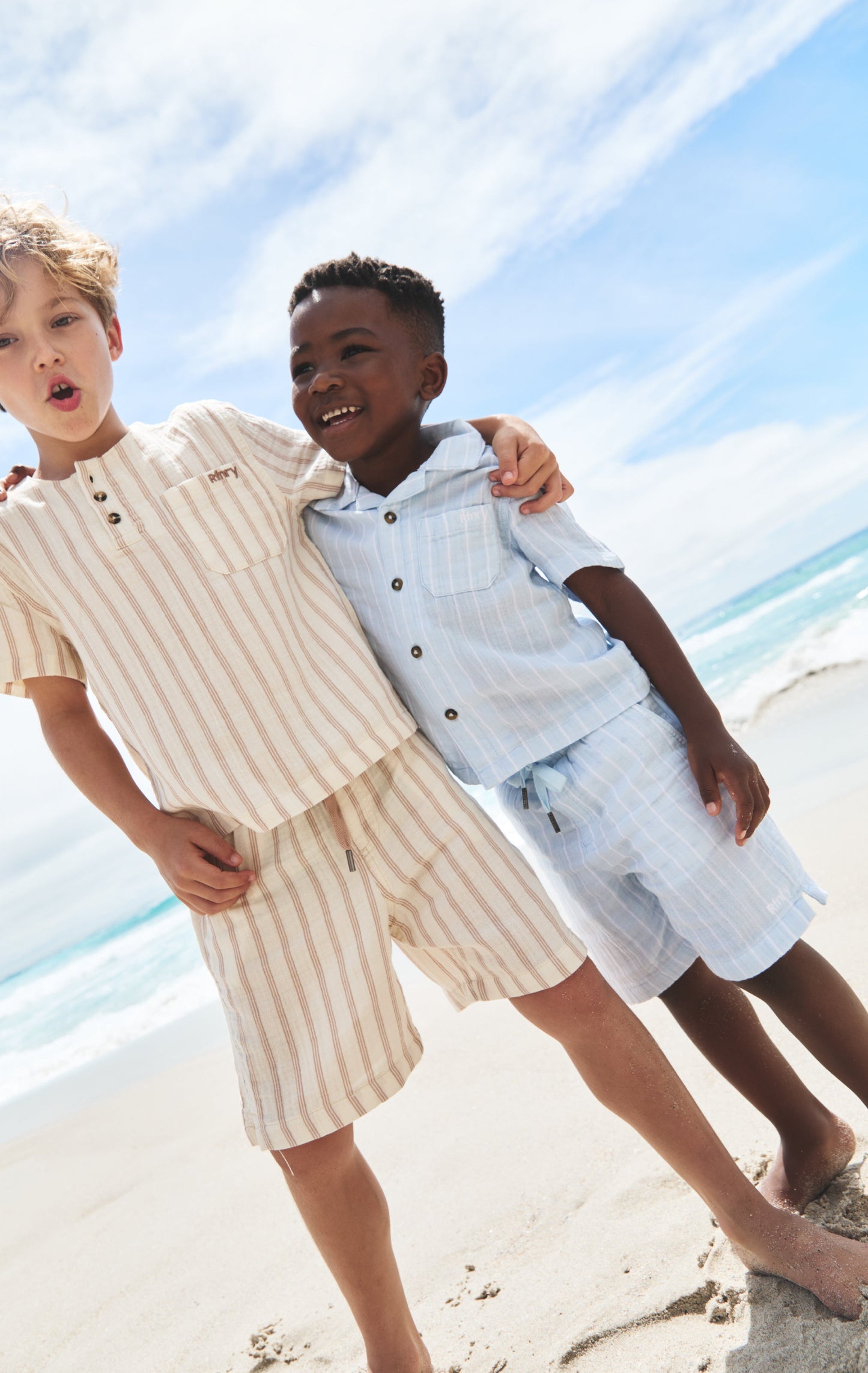 Boys Pull On Shorts Natural