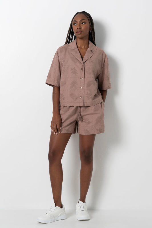 Boxy T-Shirt Brown