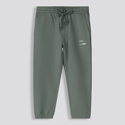 Kids Statement Track Pants Charcoal
