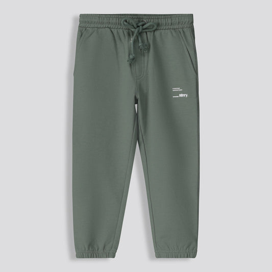 Kids Statement Track Pants Charcoal