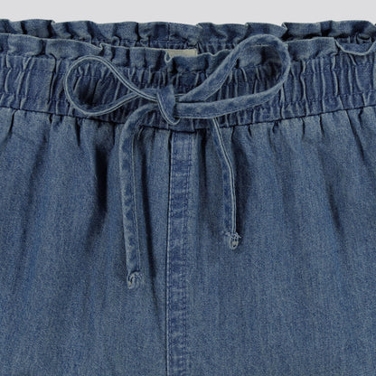 Girls Pull-On Shorts Mid Wash