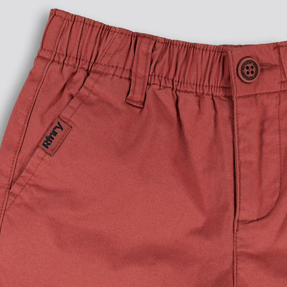 Boys Chino Shorts Rust