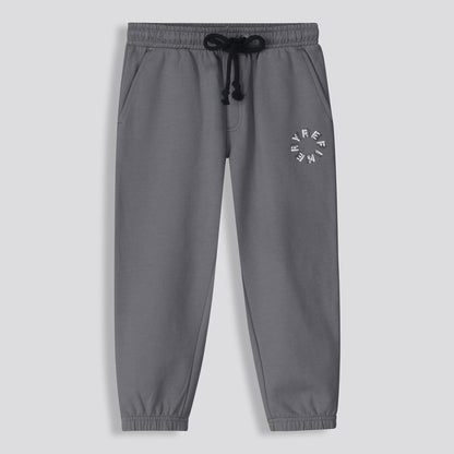 Kids Statement Track Pants Charcoal