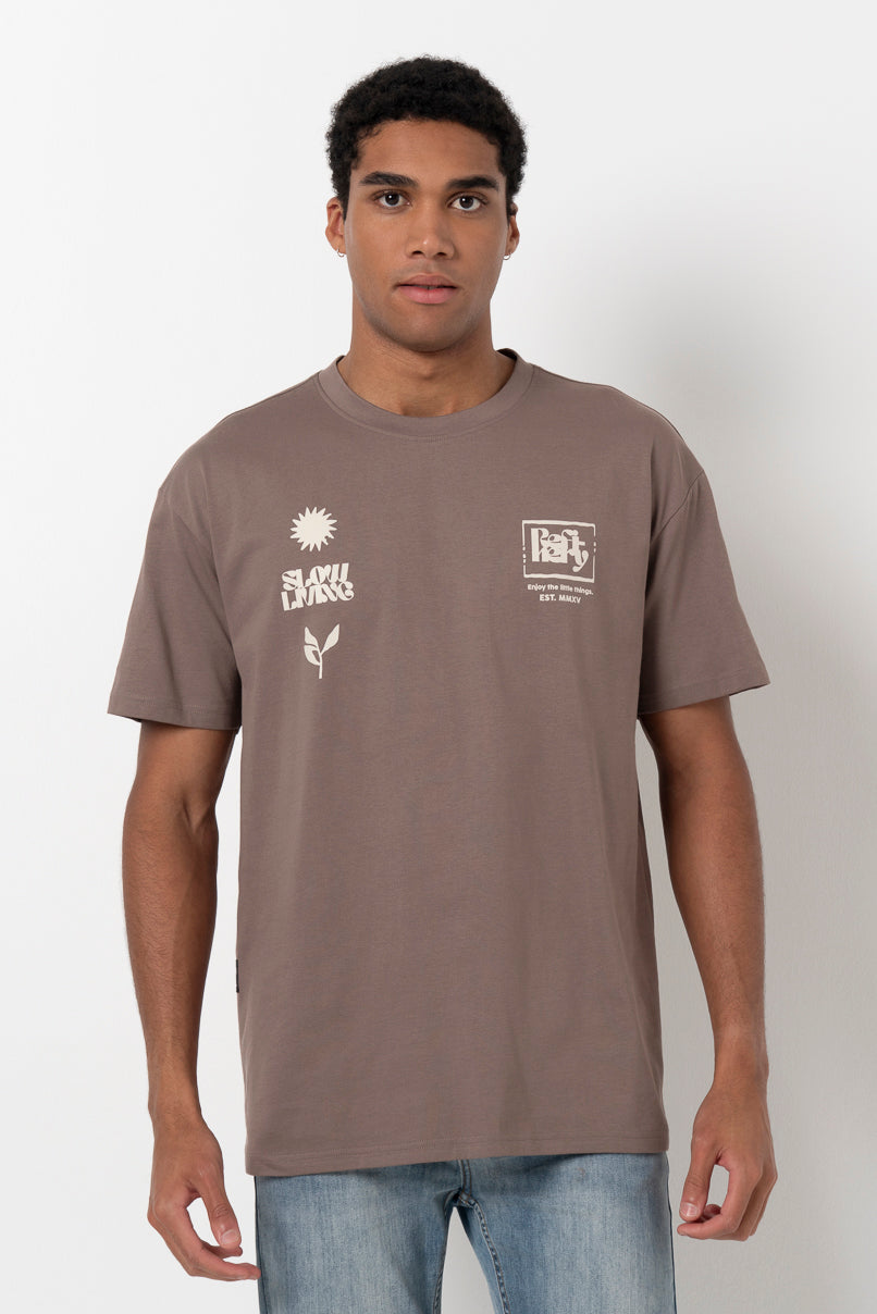 Graphic T-Shirt Brown