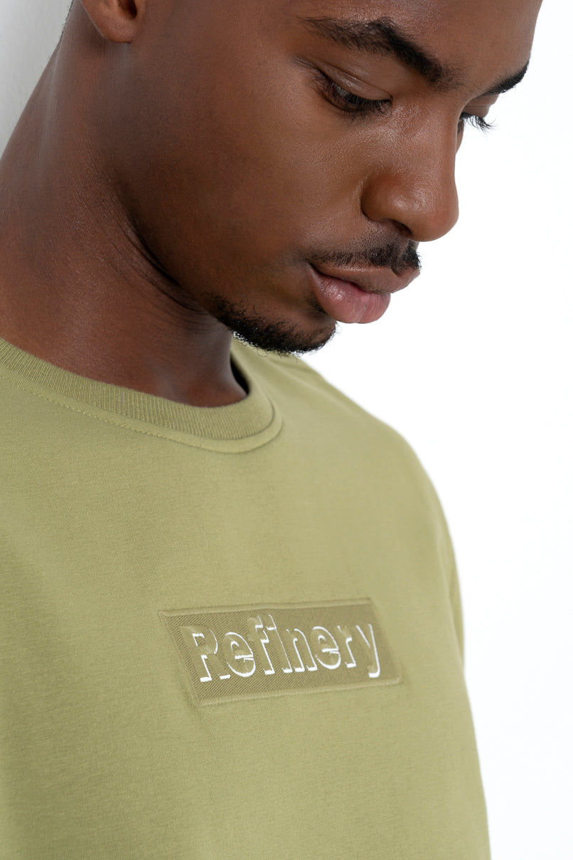 Embroidered Crewneck Green
