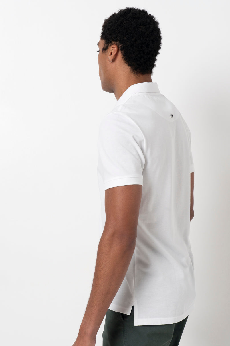 Pique Golfer Optic White