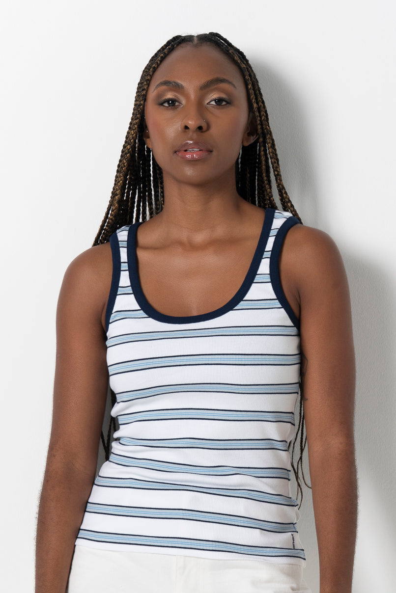 Scoop Neck Top White