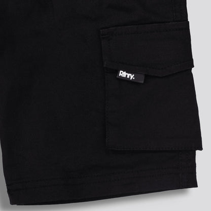 Boys Cargo Shorts Black