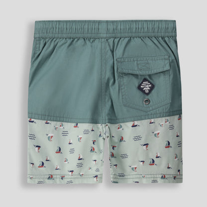 Boys Pool Shorts Green