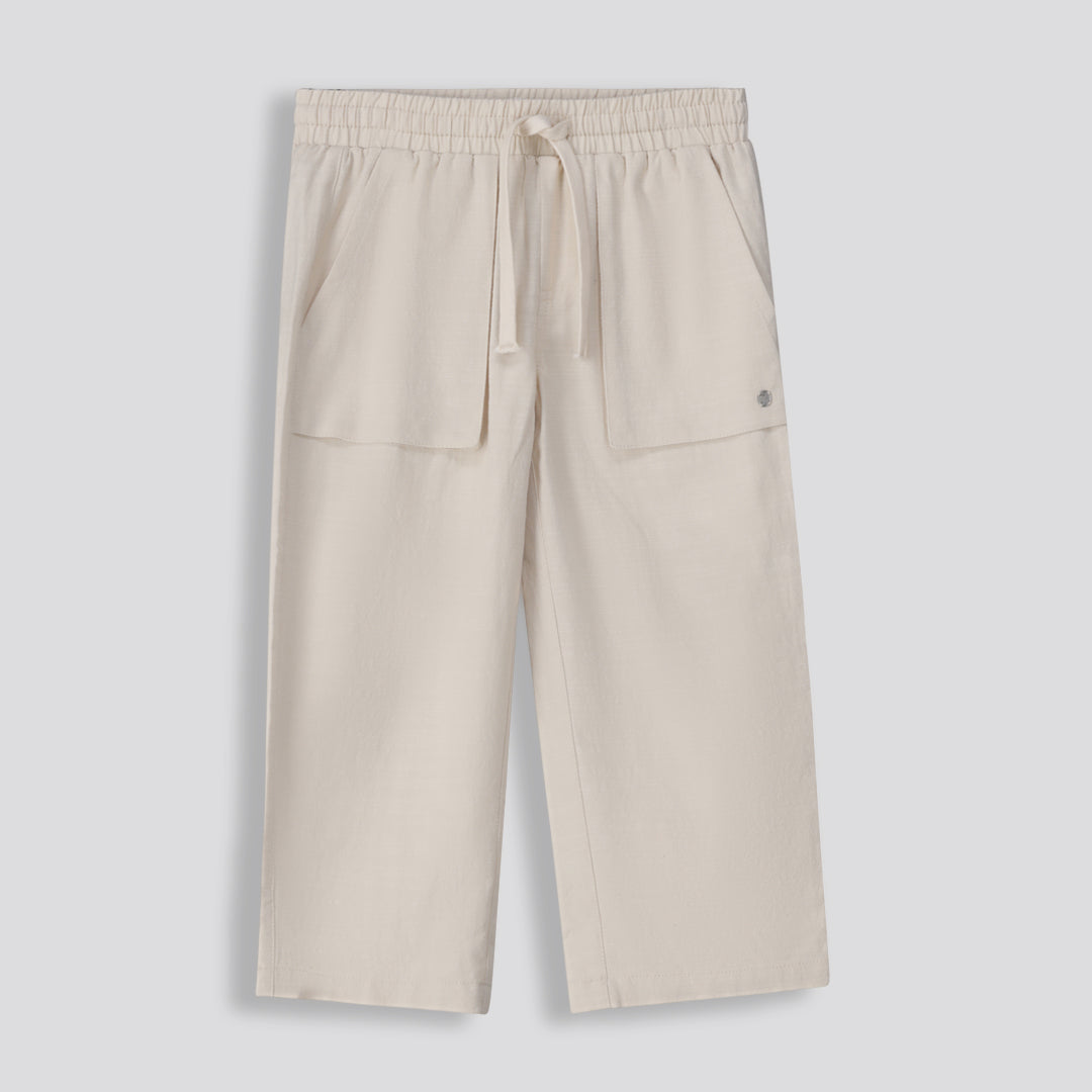 Girls Cargo Pants Stone