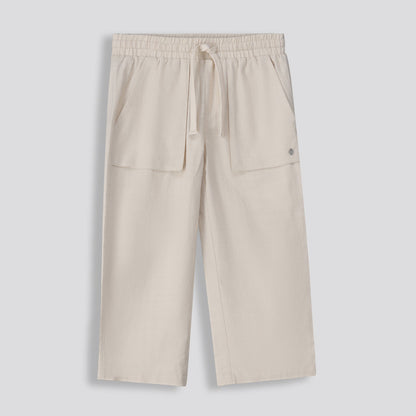 Girls Cargo Pants Stone