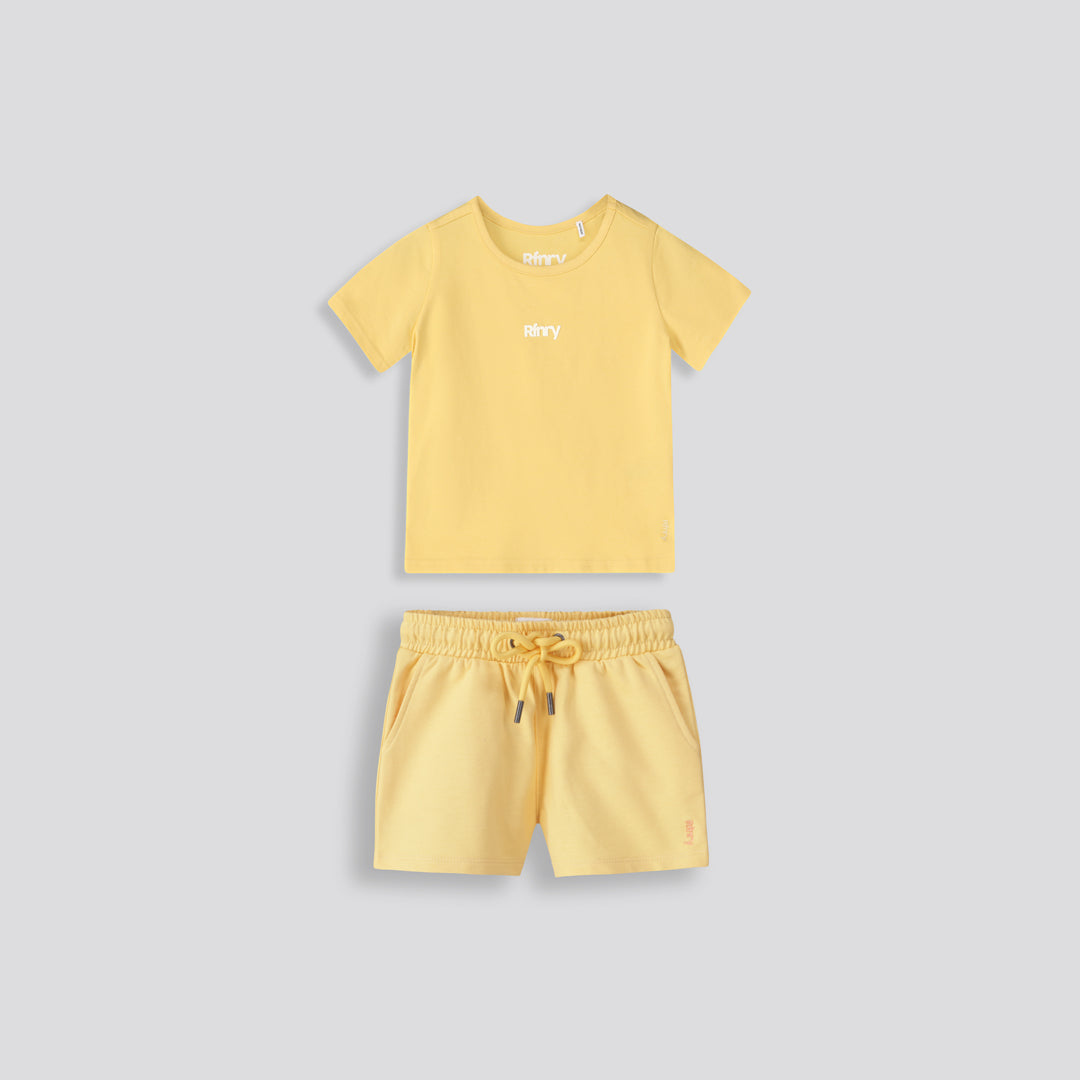Girls Crewneck Tee Yellow