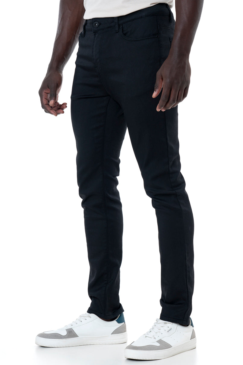Rf02 Coated Skinny Jeans Black
