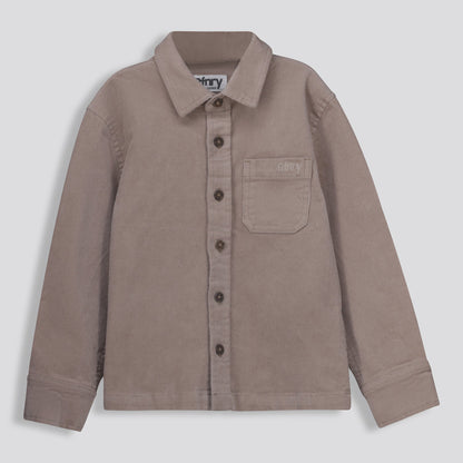 Boys Corduroy Shirt Taupe