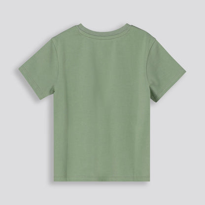 Girls Branded Tee Green