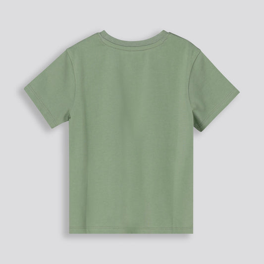 Girls Branded Tee Green