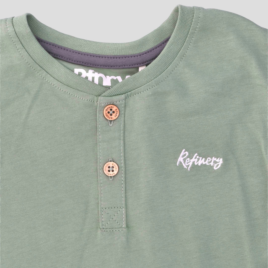 Boys Henley Tee Fatigue