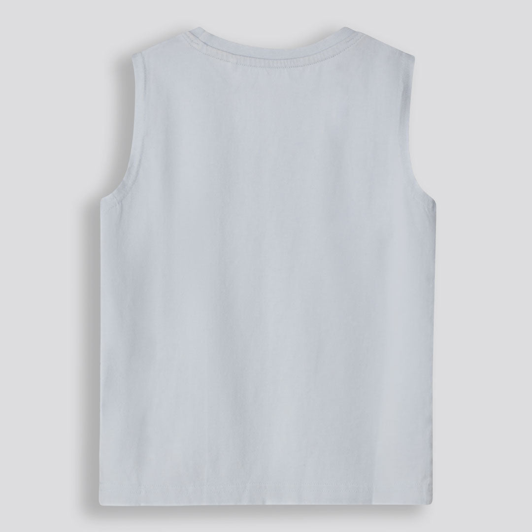 Boys Tanks Light Blue