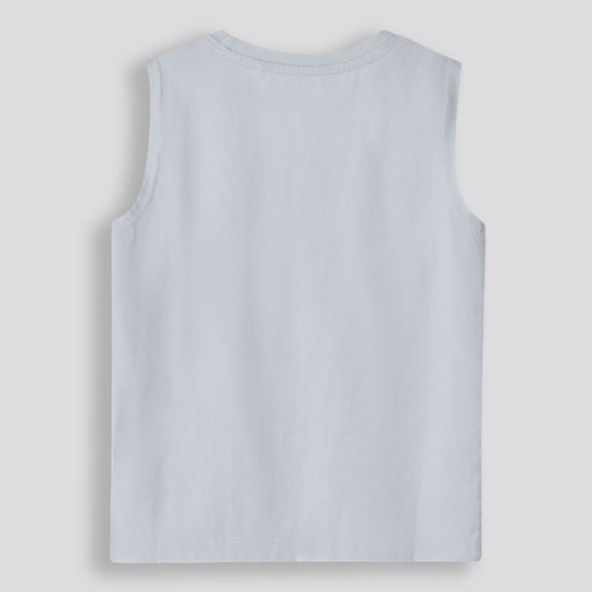 Boys Tanks Light Blue