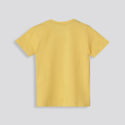 Boys Henley Tee Yellow