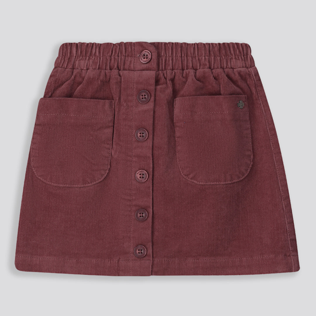 Girls Corduroy Skirt Mauve