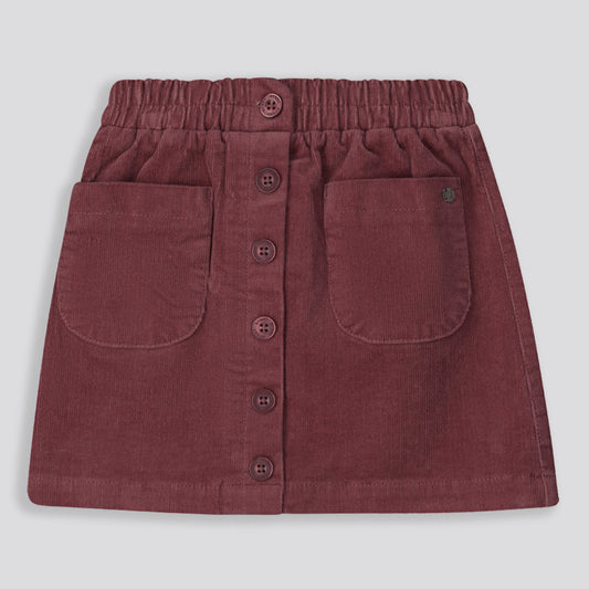 Girls Corduroy Skirt Mauve