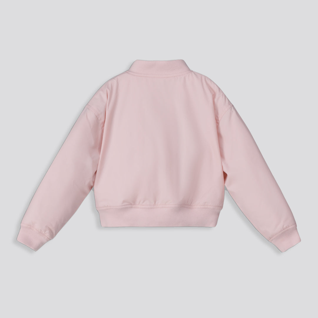 Girls Bomber Jacket Light Pink