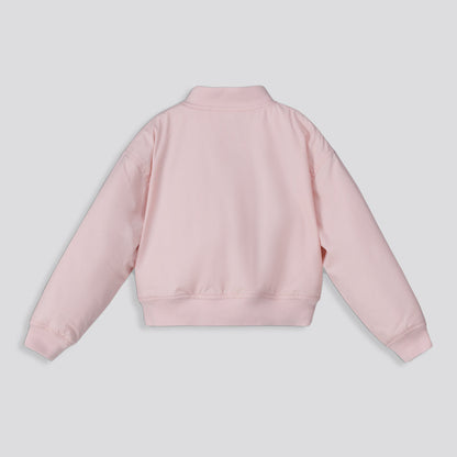 Girls Bomber Jacket Light Pink