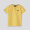 Boys Henley Tee Yellow