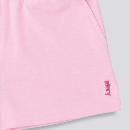 Girls Track Shorts Pink