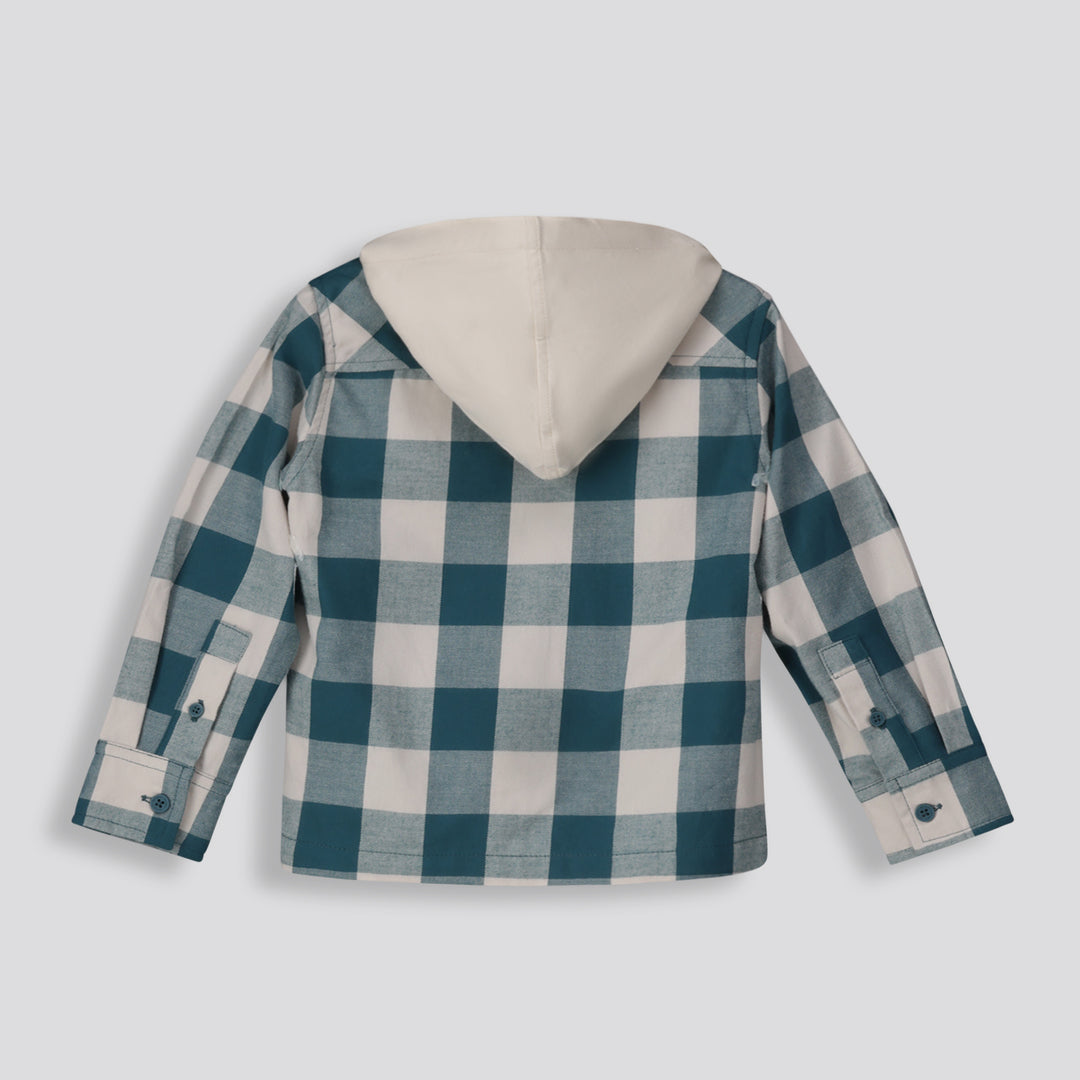 Boys Hoodie Shirt Green