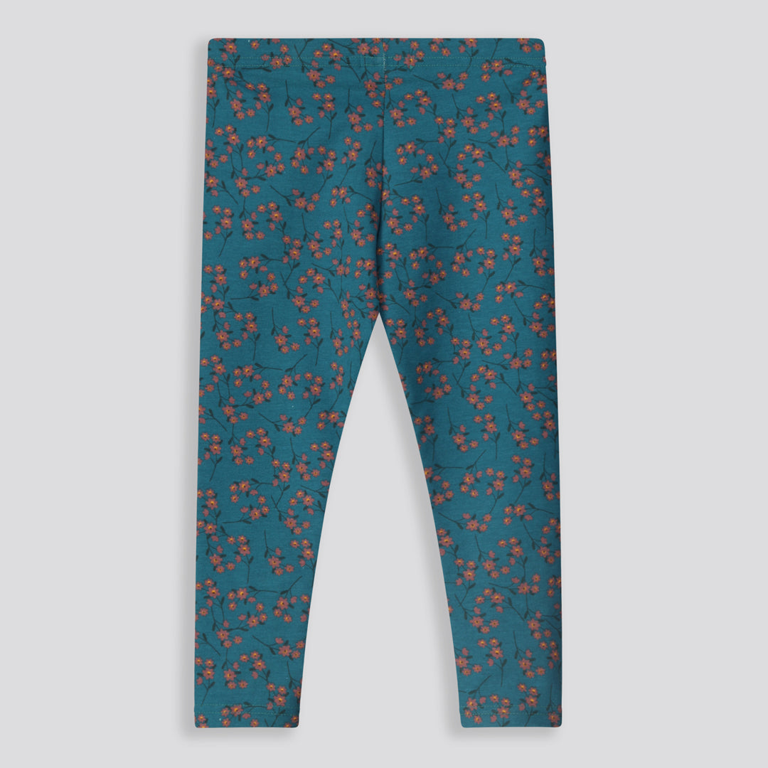 Girls Leopard Leggings Stone