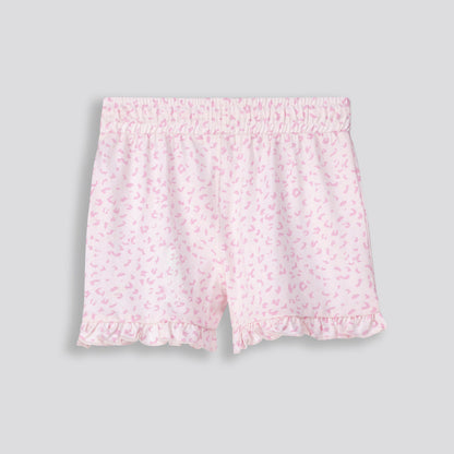 Girls Frill Edge Shorts Light Pink