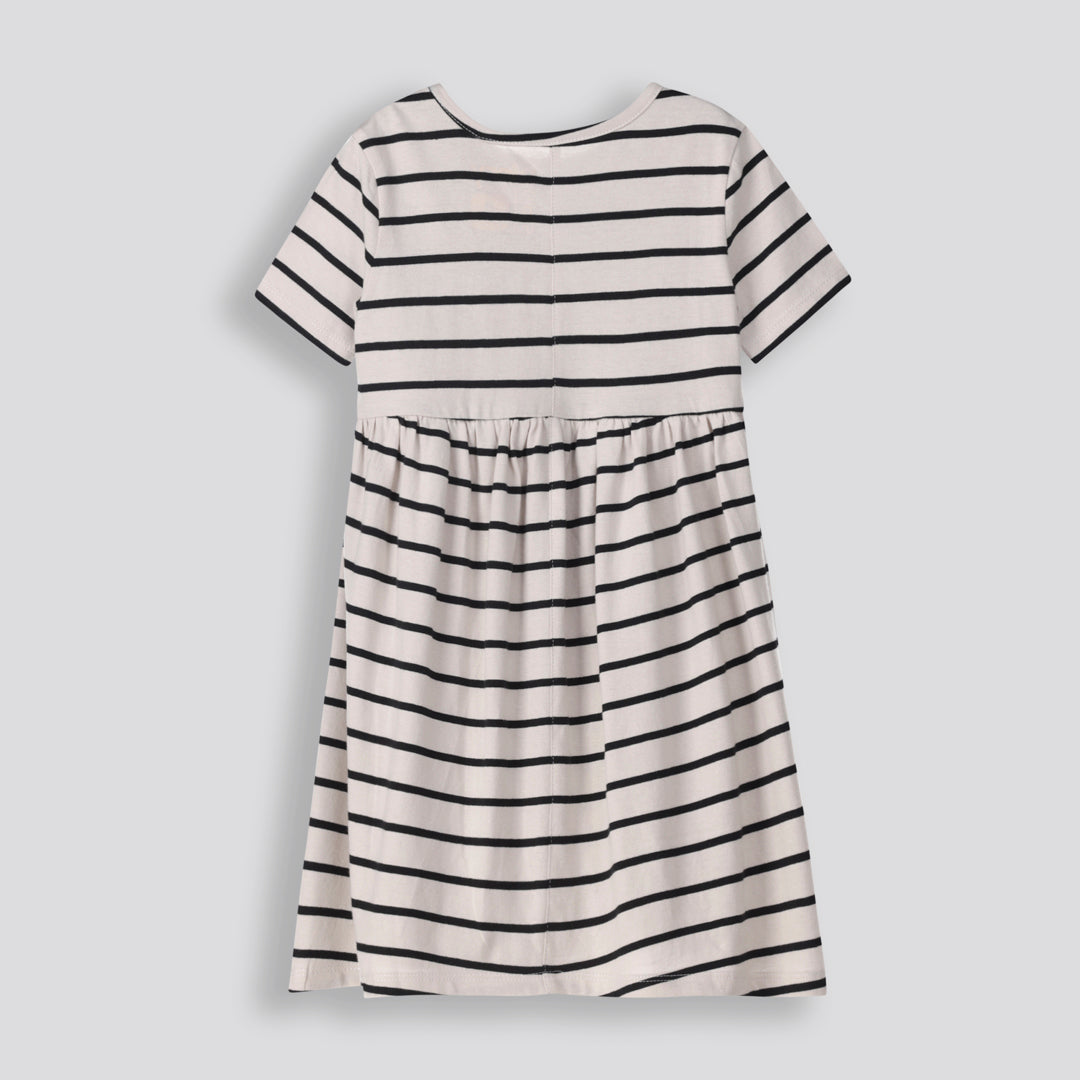 Girls Babydoll Dress Nude