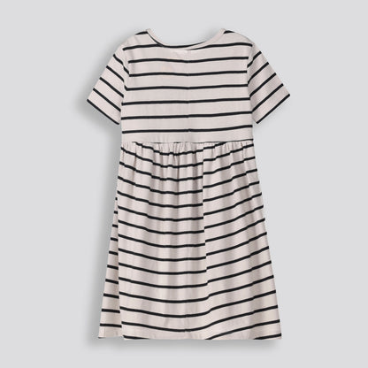 Girls Babydoll Dress Nude