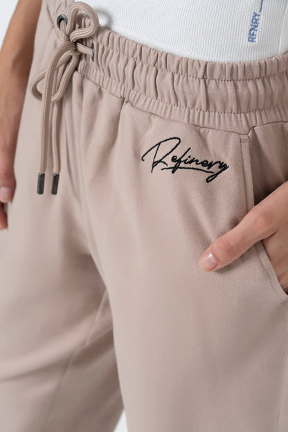 Slim Fit Track Pants Biscuit