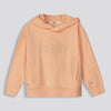 Girls Statement Hoodie Orange