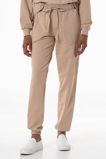Cargo Fit Track Pants Stone