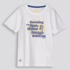 Boys Branded Tee Optic White