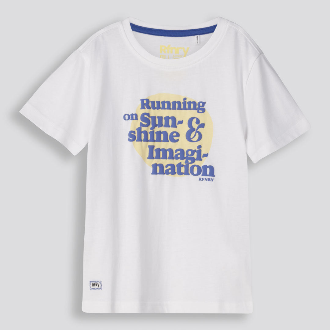 Boys Branded Tee Optic White