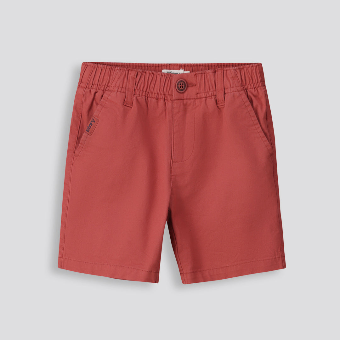 Boys Chino Shorts Rust