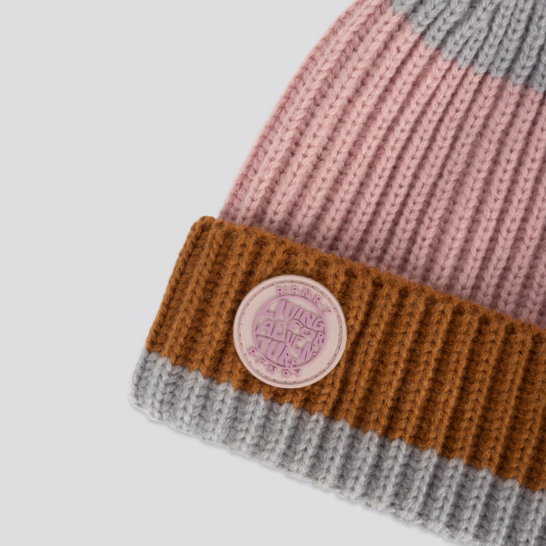 Girls Multi Stripe Beanie Multi Stripe
