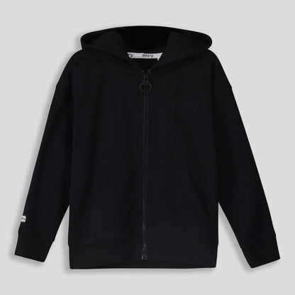 Kids Zip-Up Hoodie Black