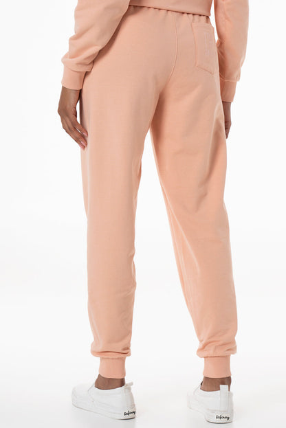 Slim Fit Track Pants Peach