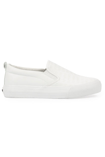 Embossed Slip-On Black
