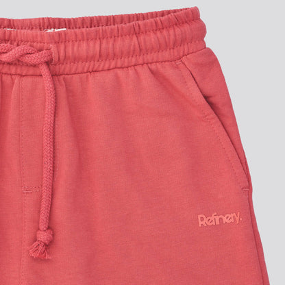 Boys Trackie Shorts Red