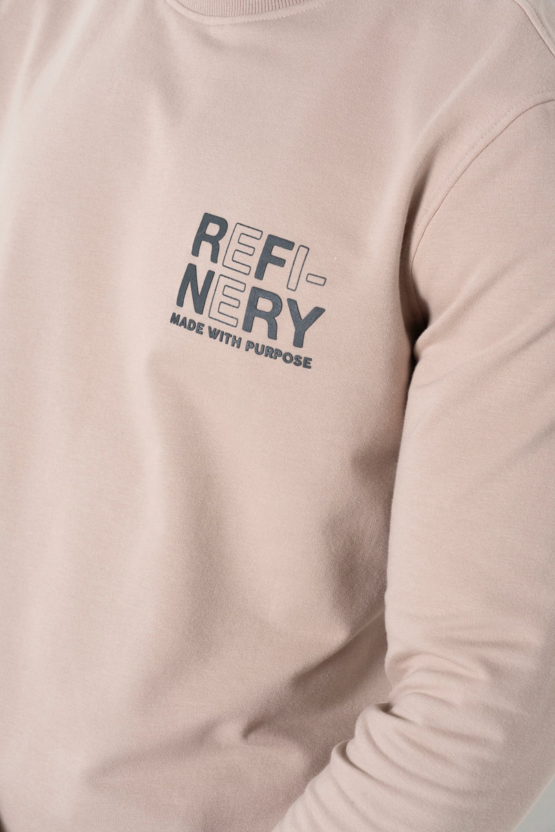 Statement Sweat Top Taupe